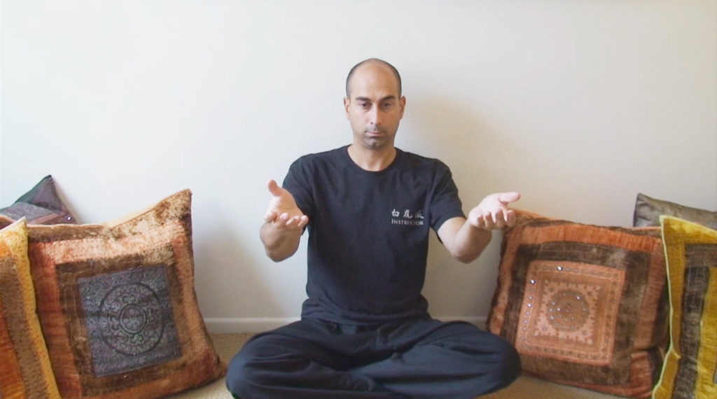 Monk Makes An Offering – External Qigong Movement (Sitting)